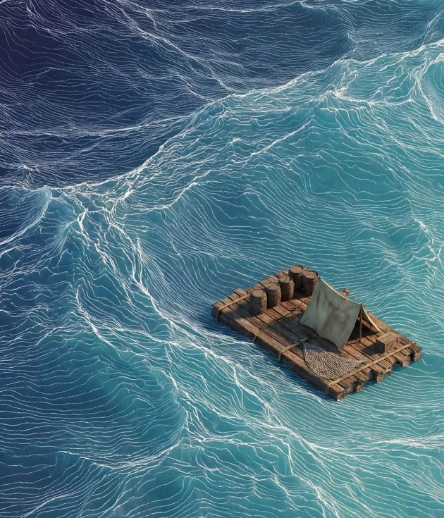 Drift on endless tides scene
